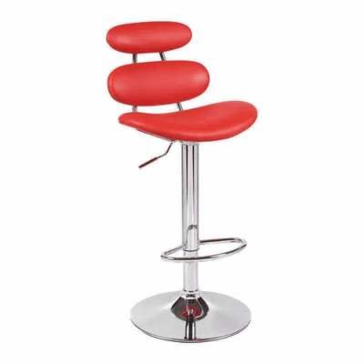 Ghế đảo bếp bọc da lưng cao chân trụ nâng hạ: SG - B254 - $hienthicat